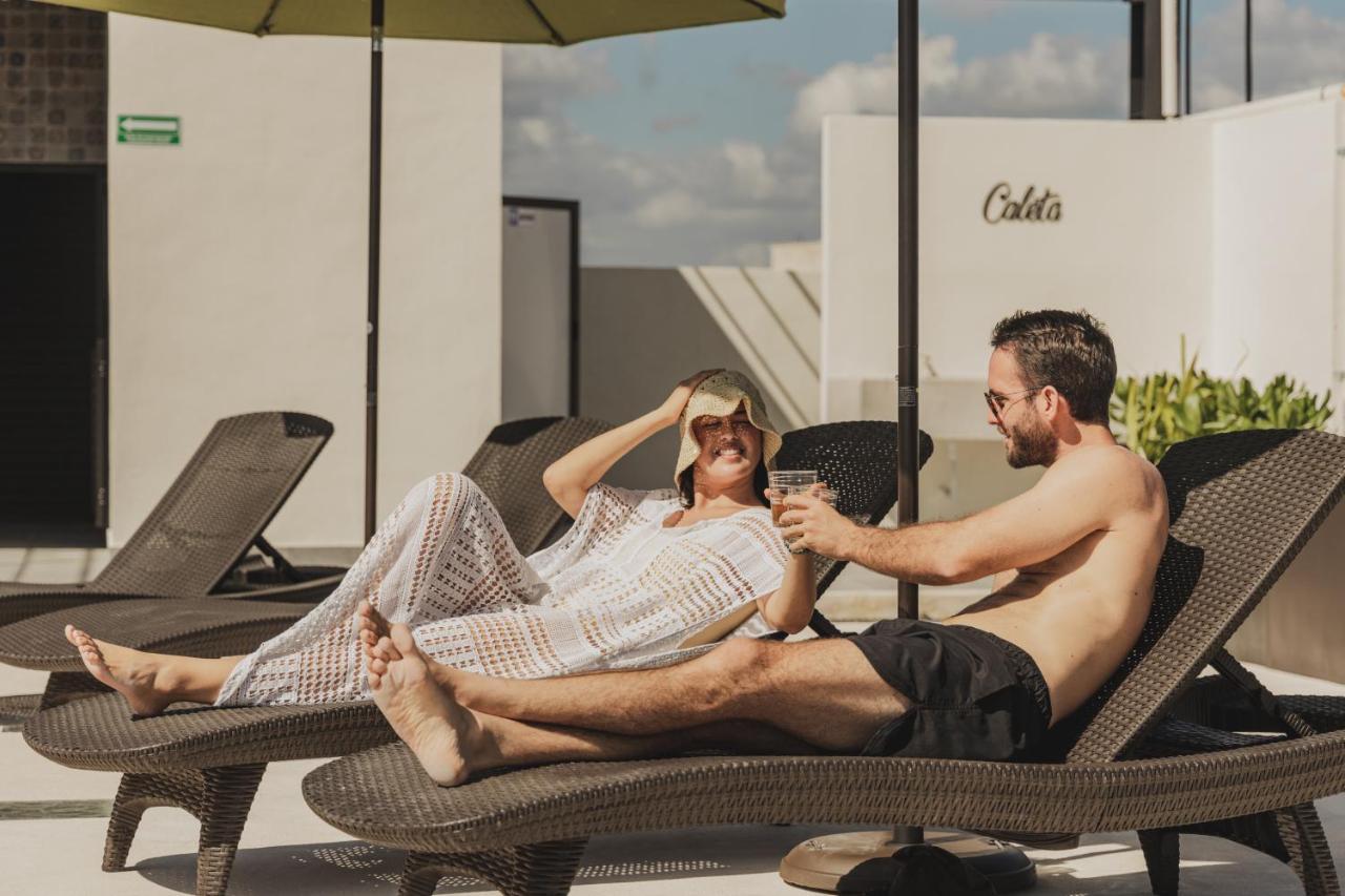 Caleta Hostel Rooftop & Pool Cancun Exterior photo